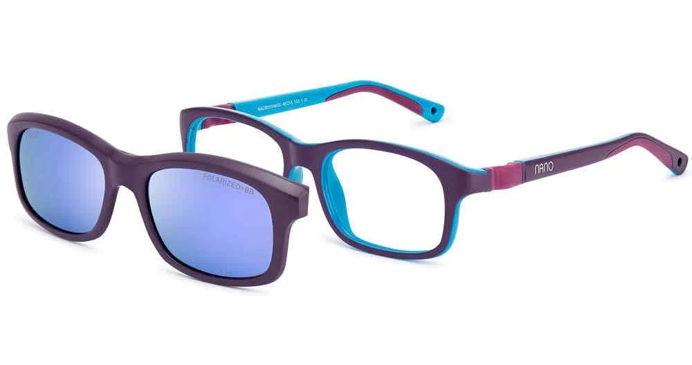 Nanovista ARCADE SC 3.0 Eyeglasses - CLIP ARCADE SC 3.0 MT BLACK TURQUOISE W/CLIP - view 8